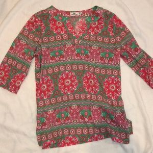 Vineyard vines top blouse coverup